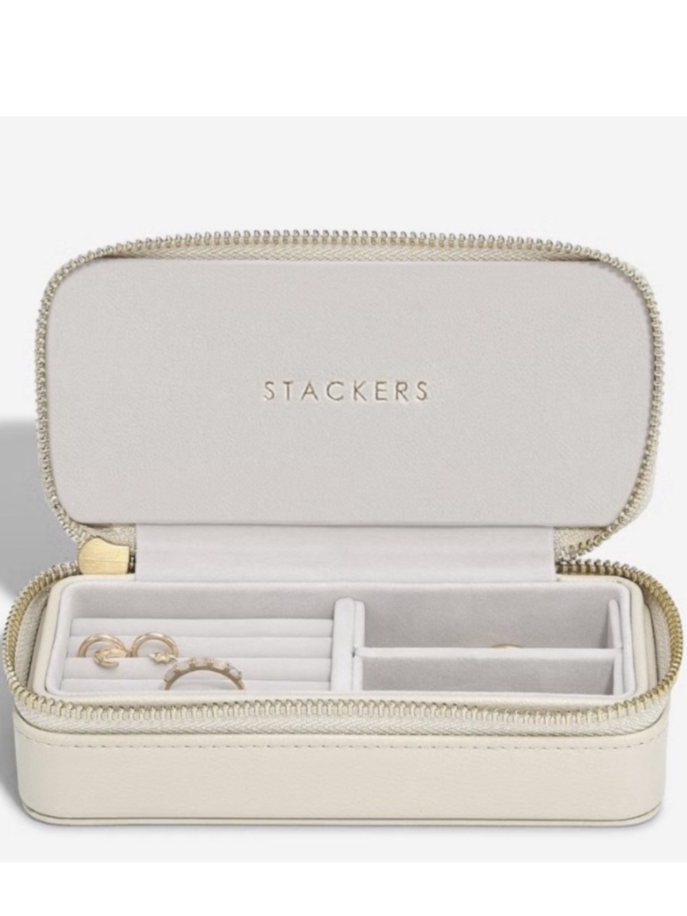 STACKERS Jewelry Storage Travel Zip Case NWT